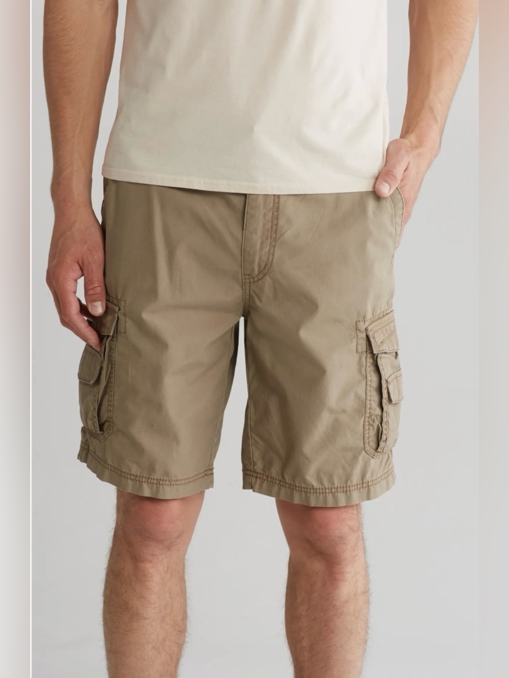 Union Sedona Cargo Shorts Tan Size 29